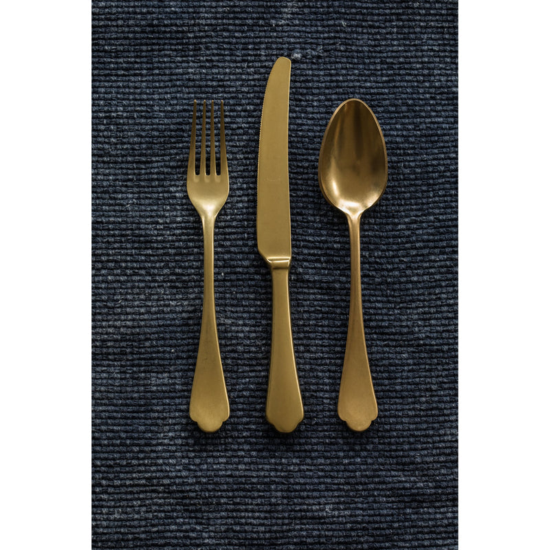 Mepra – Dolce Vita Pewter Gold – 43-Piece Flatware Set – 106422043PO – Image 2