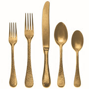 Mepra – Epoque Pewter Gold – 5-Piece Flatware Set – 106822005PO – Image 1