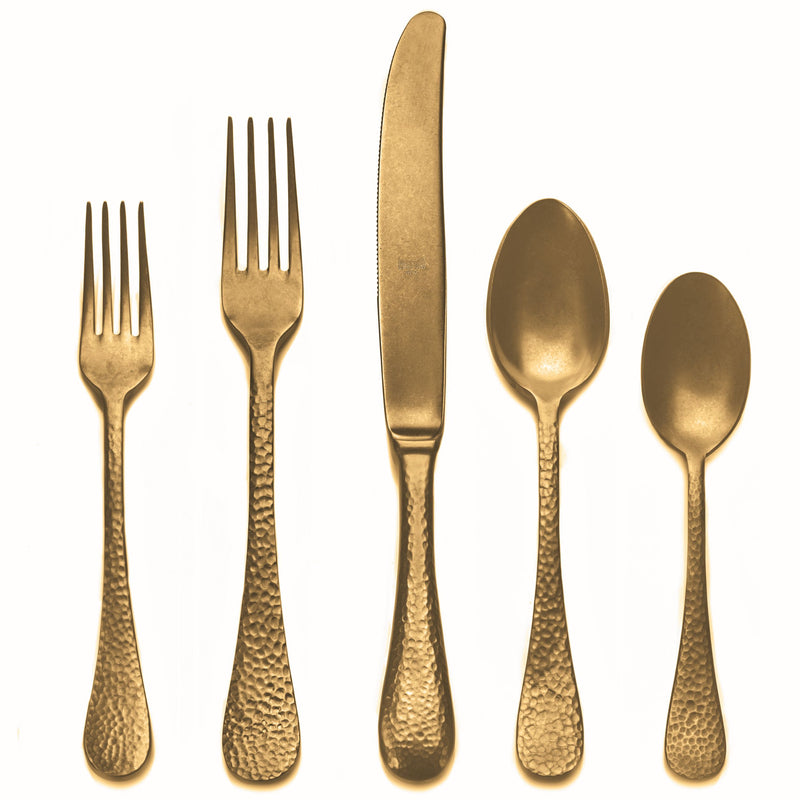 Mepra – Epoque Pewter Gold – 20-Piece Flatware Set – 106822020PO – Image 1