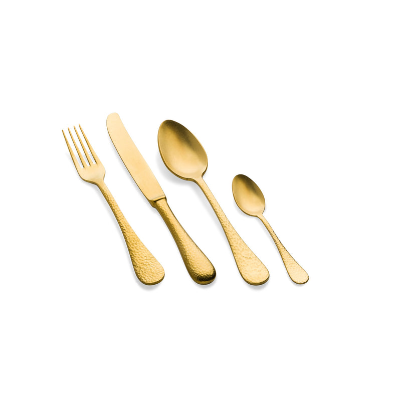 Mepra – Epoque Pewter Gold – 32-Piece Flatware Set – 106822032PO – Image 2