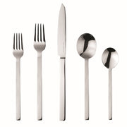 Mepra - Stile By Pininarina Flatware Set with Steak Knife - 5 Pcs. - Mirror – MPR-107522005K – Image 1