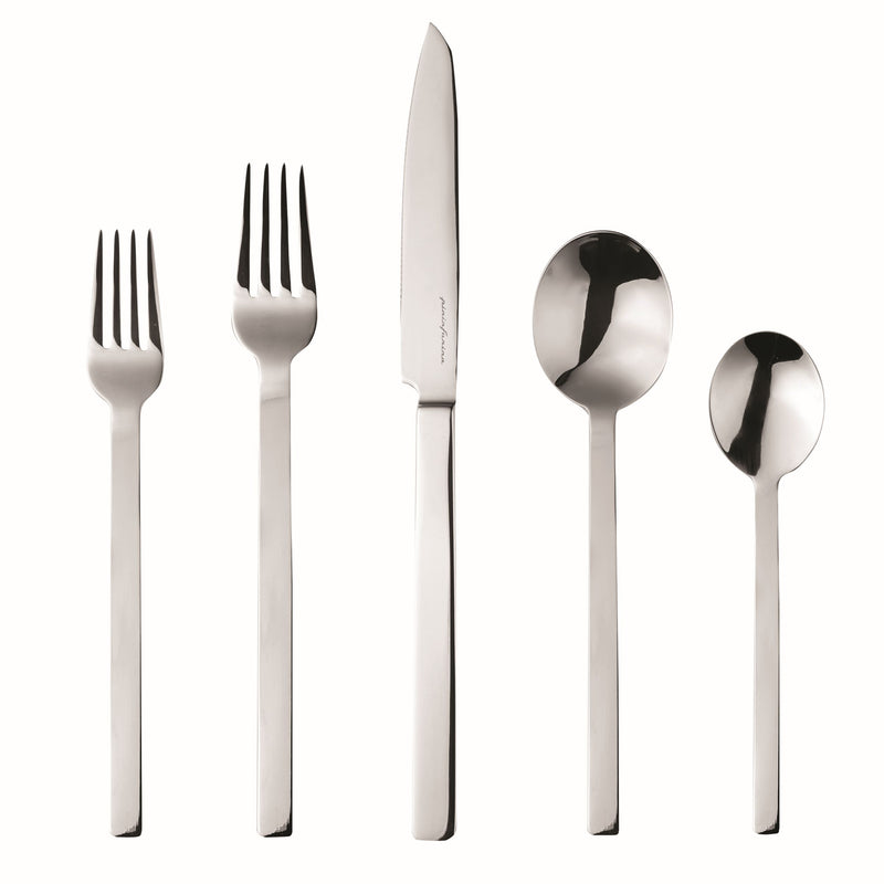 Mepra - Stile By Pininarina Flatware Set with Steak Knife - 5 Pcs. - Mirror – MPR-107522005K – Image 1