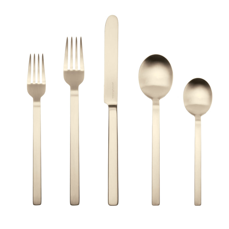 Mepra - Stile By Pininarina Flatware Set - 20 Pcs. - Ice Champagne – MPR-107522020IC – Image 1