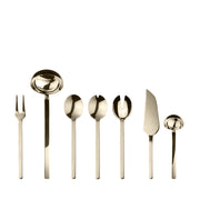 Mepra - Stile By Pininarina Serving Set - 7 Pcs. - Champagne – MPR-10752207C – Image 1