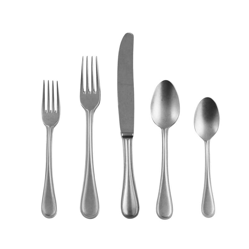Mepra - Perla Pewter Flatware Set - 5 Pcs. – MPR-107622005P – Image 1