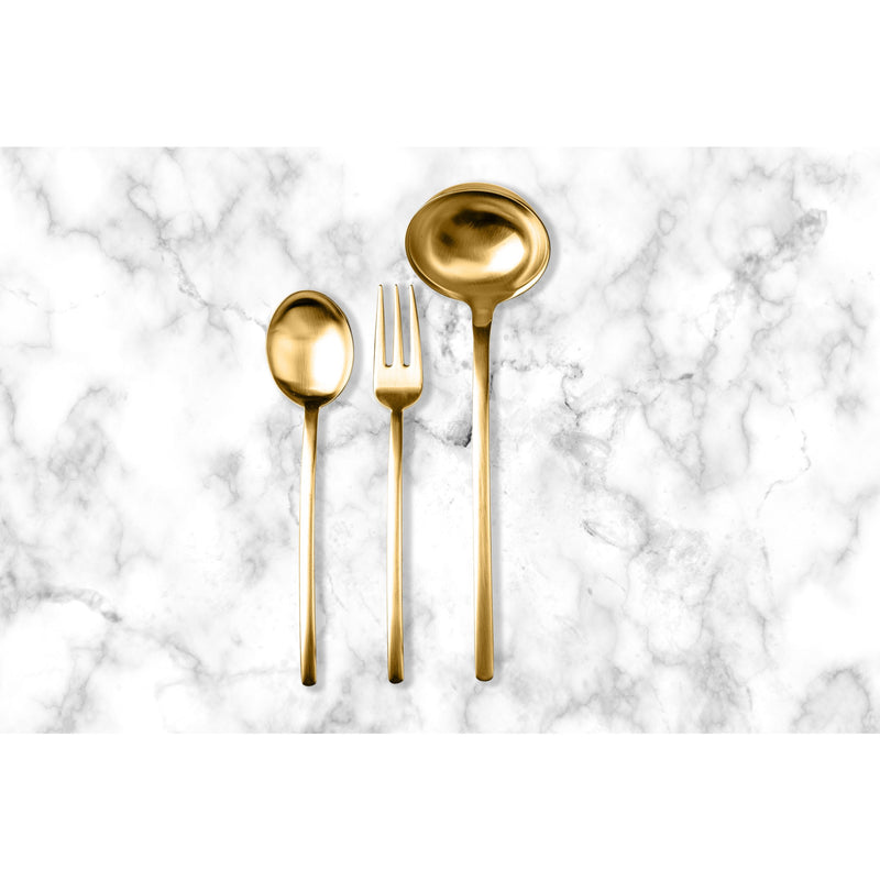 Mepra – Due Ice Gold – 43-Piece Flatware Set – 108022043 – Image 2