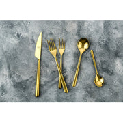 Mepra – Linea Ice Gold Cake Fork Set – 6-Piece Set – 108144115 – Image 2