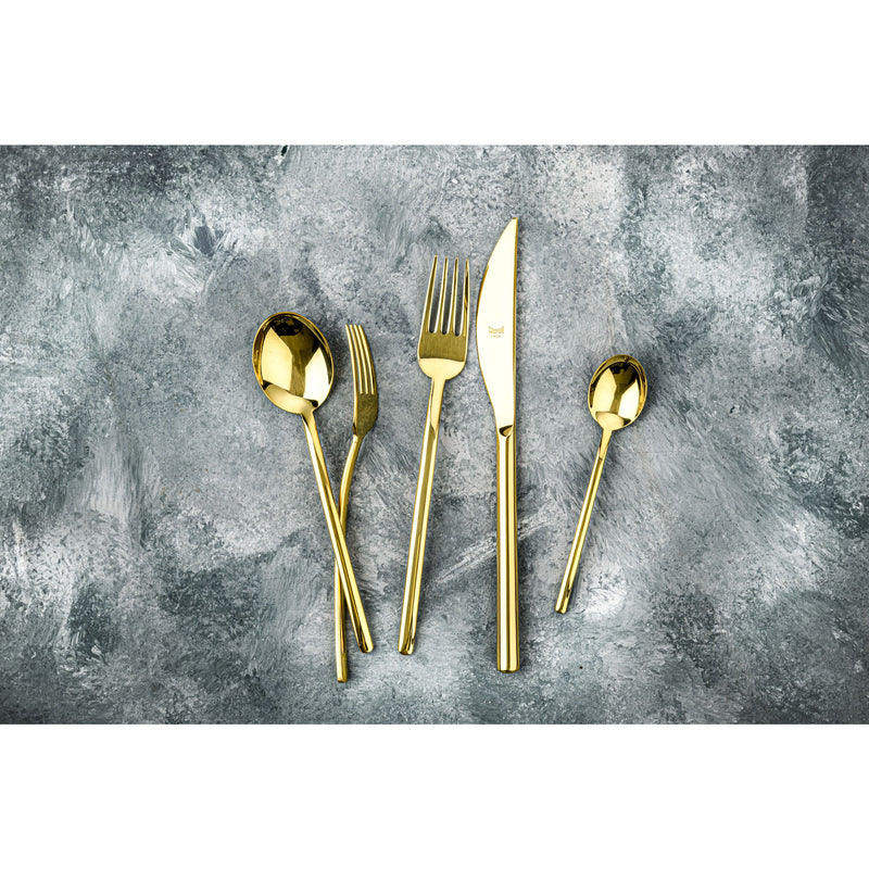 Mepra – Due Gold – 5-Piece Flatware Set – 108822005 – Image 6