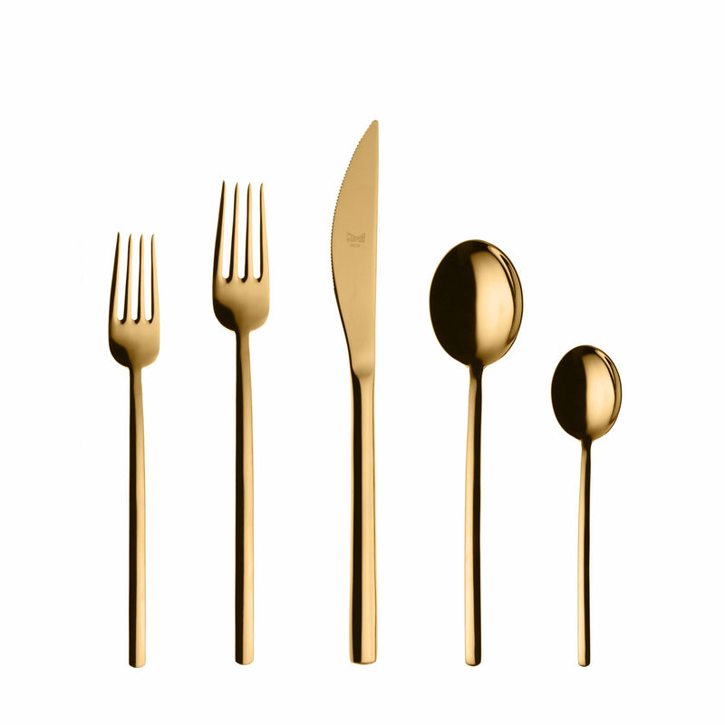Mepra - Due Gold Flatware Set - 20 Pcs. – MPR-108822020 – Image 1