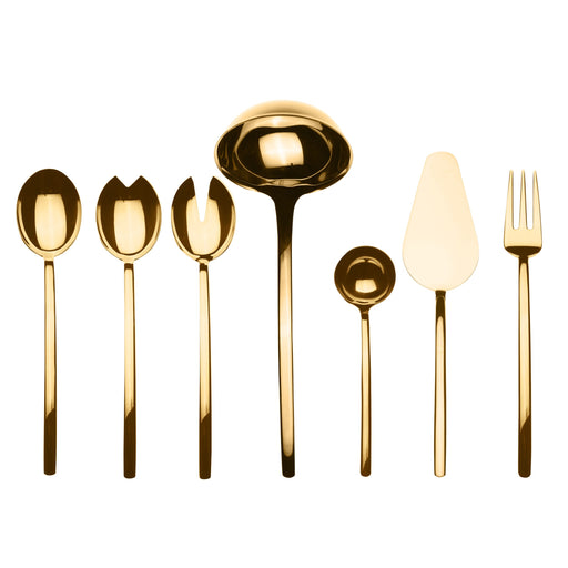 Mepra – Due Gold – 7-Piece Serving Set – 10882207 – Image 1