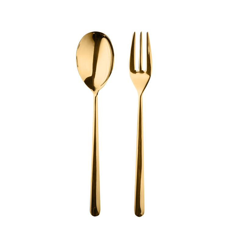 Mepra – Linea Gold – 2-Piece Serving Set – 108922110 – Image 1