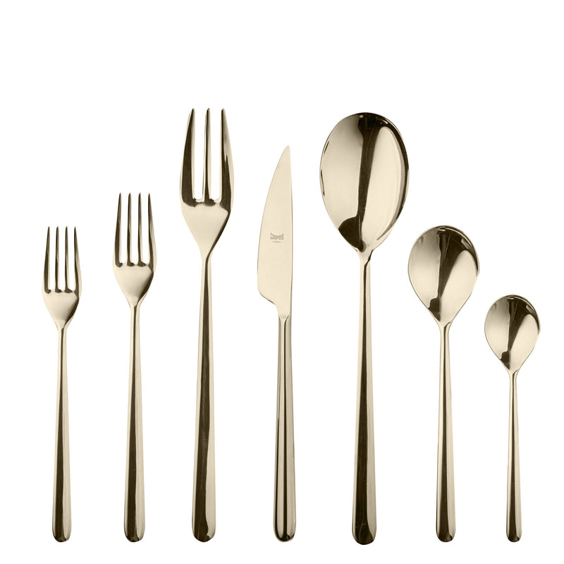 Mepra – Linea Champagne – 32-Piece Flatware Set – 109322032 – Image 1