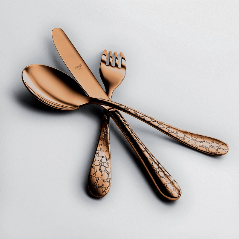 Mepra – Coccodrillo Bronze – 20-Piece Flatware Set – 1098C22020 – Image 2