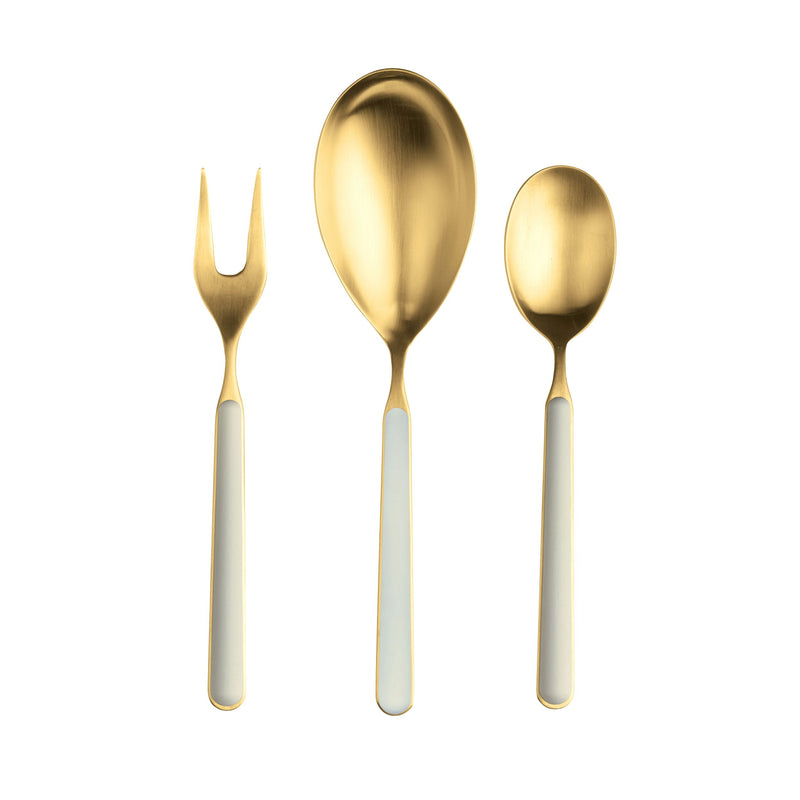Mepra – Fantasia Ice Gold Light Blue – 3-Piece Serving Set – 10A622003OI – Image 1