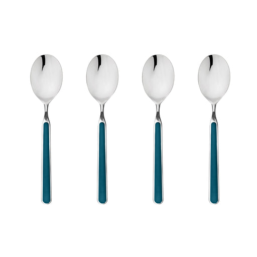 Mepra - Fantasia American Coffee Spoon Set - 4 Pcs. - Blue – MPR-10B644426 – Image 1