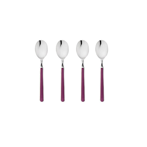 Mepra - Fantasia Coffee Spoon Set - 4 Pcs. - Light Mauve – MPR-10B744407 – Image 1