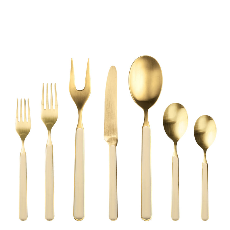 Mepra – Fantasia Ice Gold Sesame – 32-Piece Flatware Set – 10D622032OI – Image 1