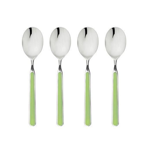 Mepra – Fantasia American Acid Green – 4-Piece Coffee Spoon Set – 10E644426 – Image 1