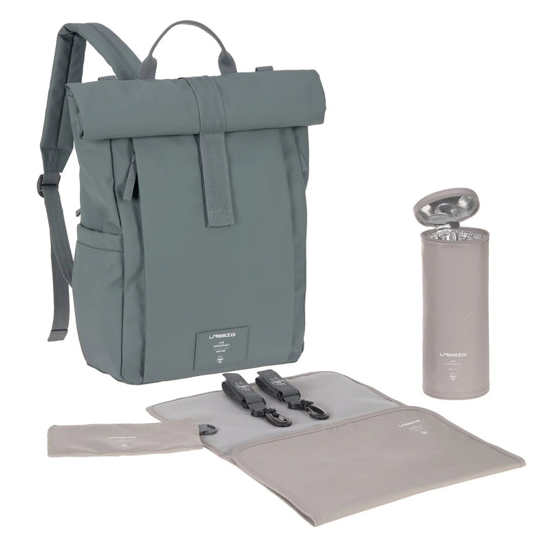 Lassig - Sac à Langer - Sac à Dos Rolltop Up (édition limitée)