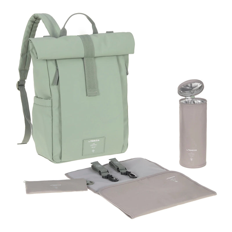 Lassig - Sac à Langer - Sac à Dos Rolltop Up (édition limitée)