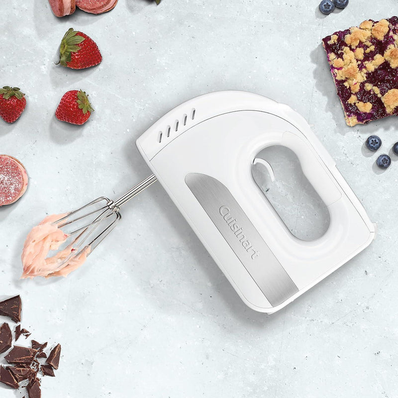 Cuisinart Power Advantage 6-Speed Hand Mixer in white