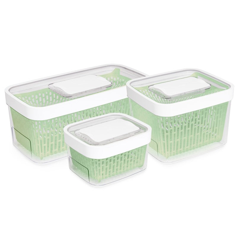 OXO - Boîte de conservation pour légumes et fruits GREEN SAVER™ 4,7 L