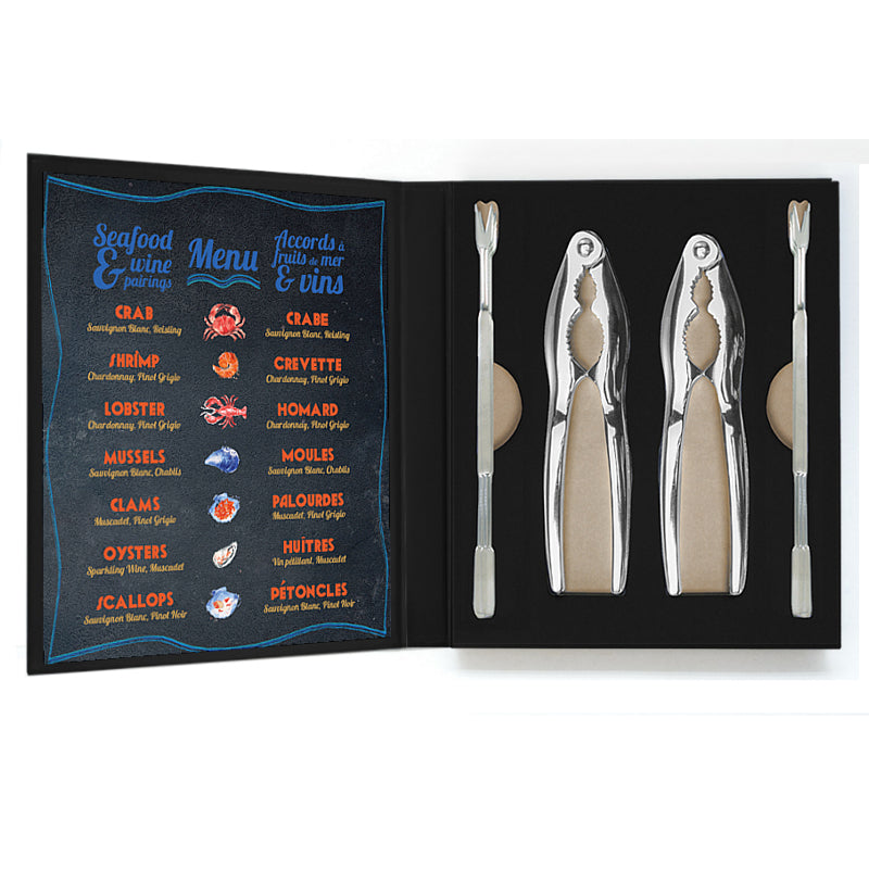 Ensemble d'outils pour fruits de mer Natural Living (8 pièces) 