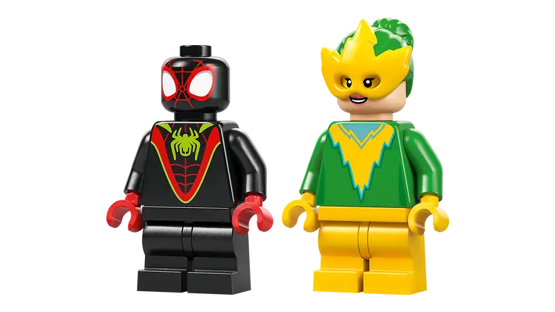 LEGO - 11198 - MARVEL - Poursuite de véhicules dinosaures Spin and Electro - 124 pièces