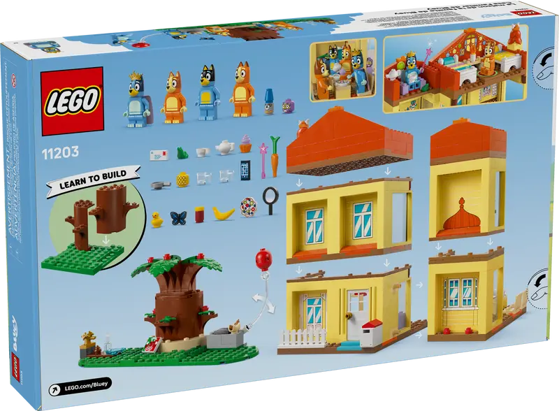 LEGO - 11203 - BLUEY - Bluey's Family House - 382pcs