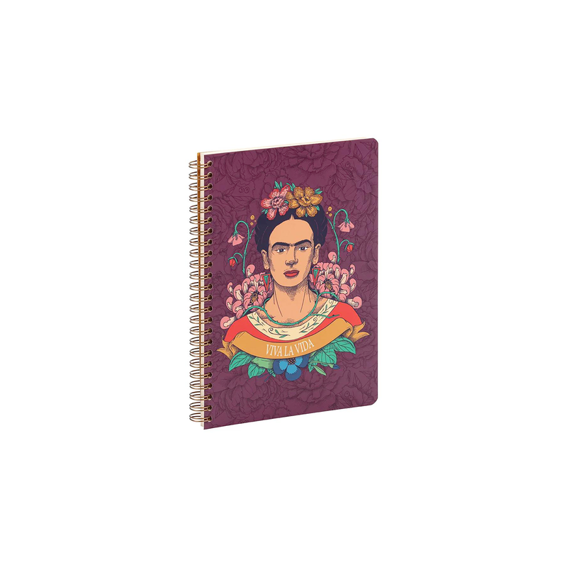 Clairefontaine Frida Kahlo Notebook – A5 Wirebound – 148 Pages, assorted design