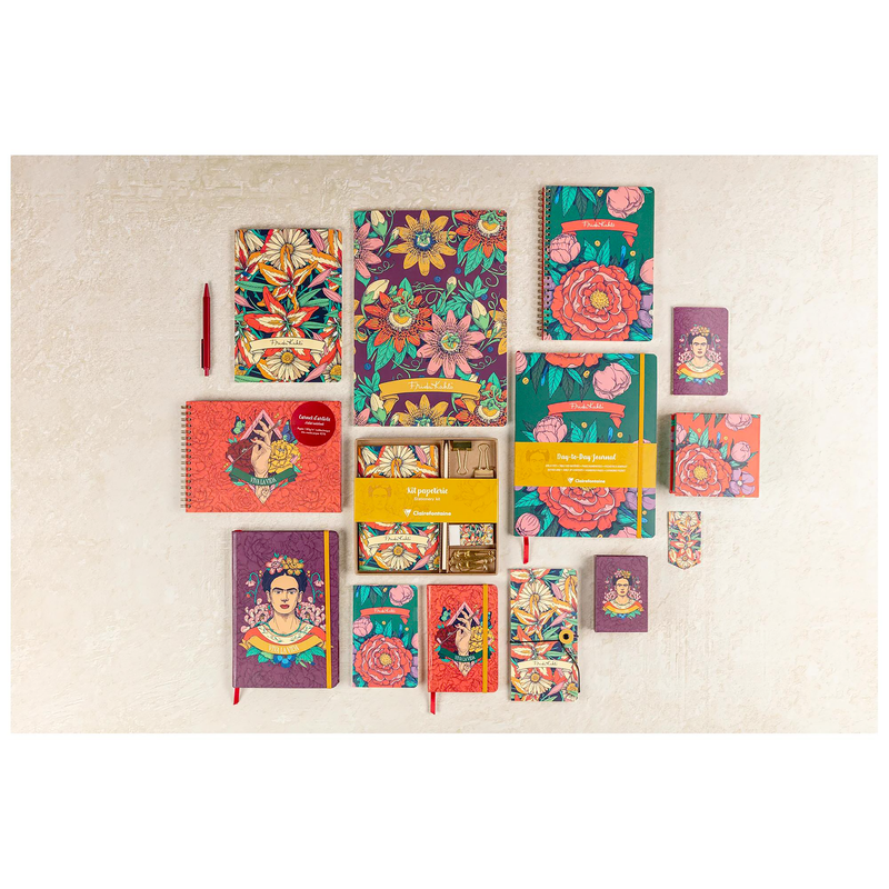 Clairefontaine Frida Kahlo Notebook – Slim – 80 Pages, assorted design