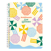 Clairefontaine Dolce Amore Notebook – A5 Wirebound / 148 Pages, assorted design