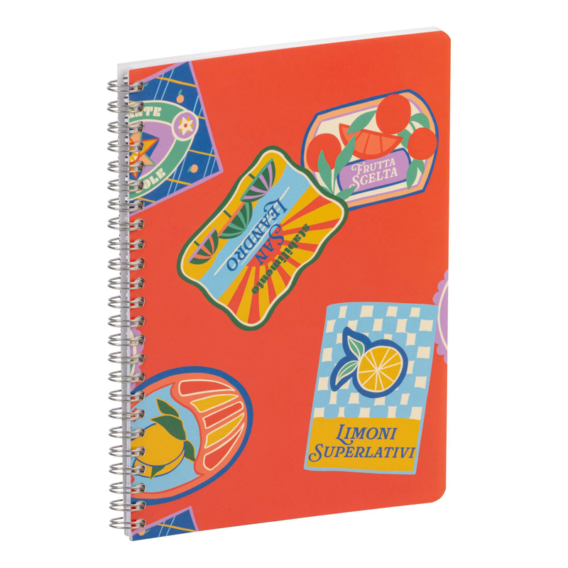 Clairefontaine Dolce Amore Notebook – A5 Wirebound / 148 Pages, assorted design