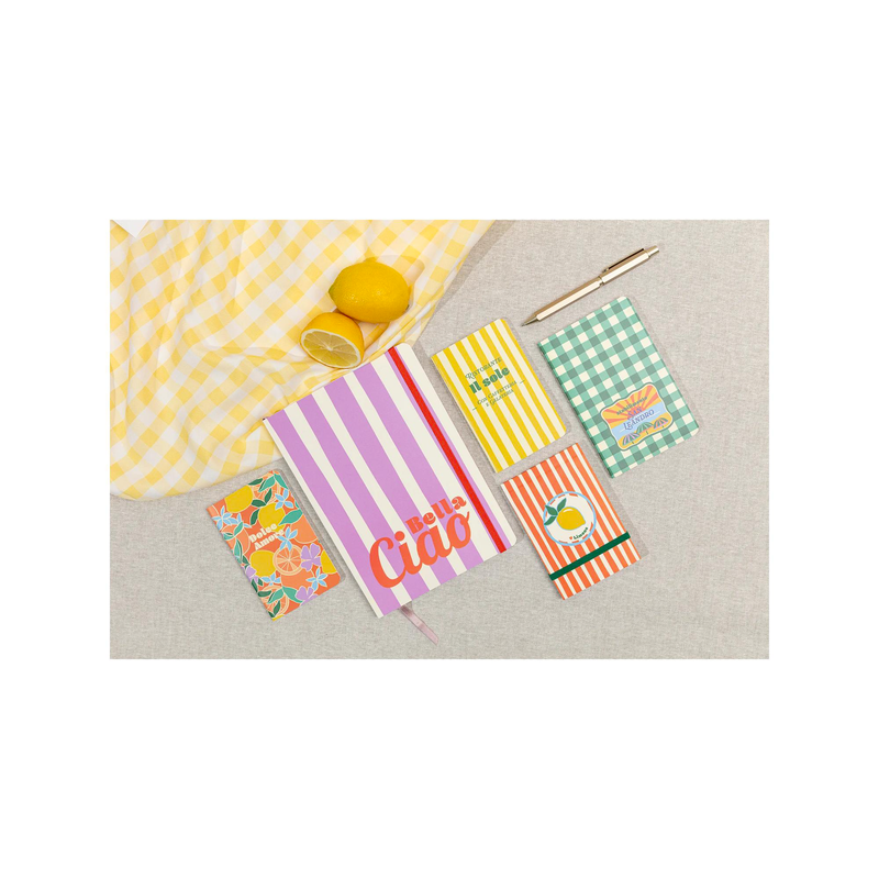 Clairefontaine Dolce Amore Notebook – A5 Hardcover / 128 Pages, assorted design