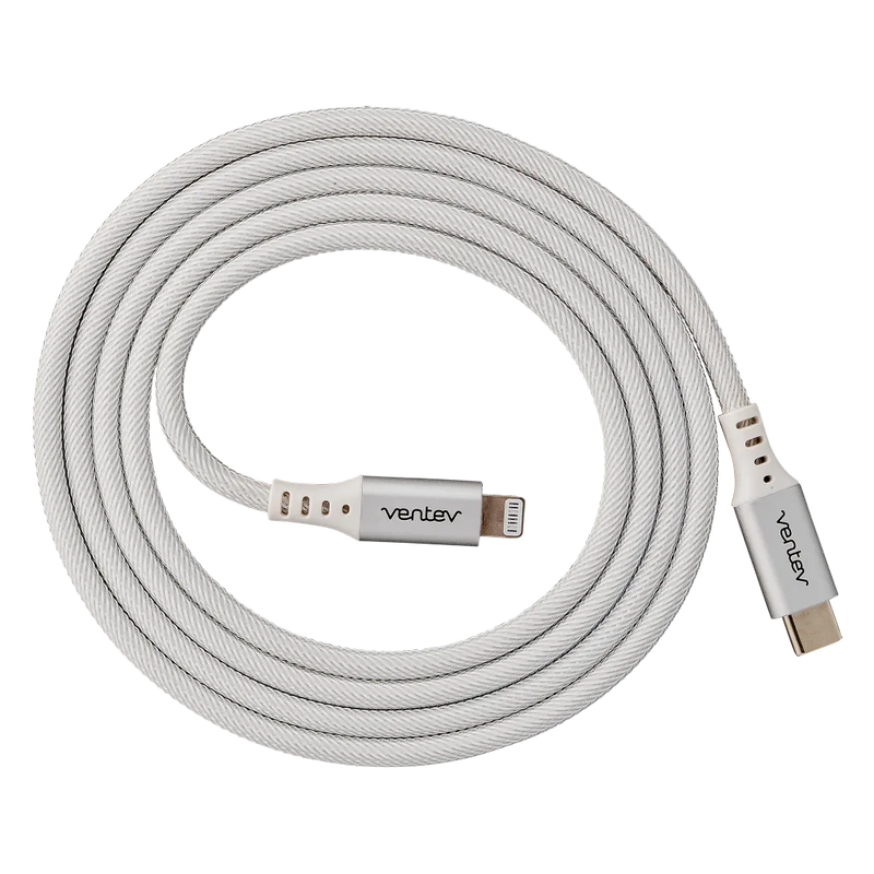 Ventev Alloy Lightning to USB-A charge and sync cable, 4 ft