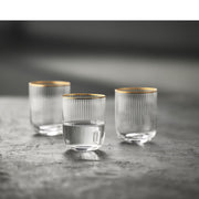 Lyngby Glas – Palermo Gold Tumblers (4-Pack) – 350 mL – lifestyle view 5