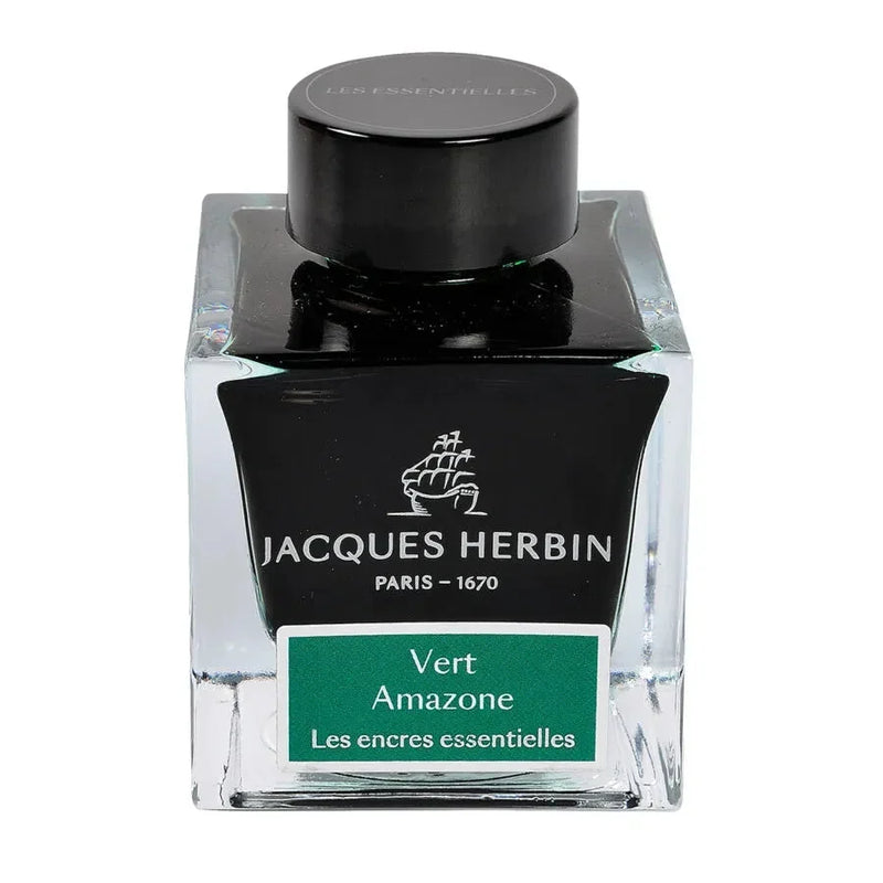 Jacques Herbin Essential Amazon Green writing ink – 50 mL bottle