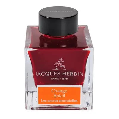 Jacques Herbin Essential Sun Orange writing ink – 50 mL bottle
