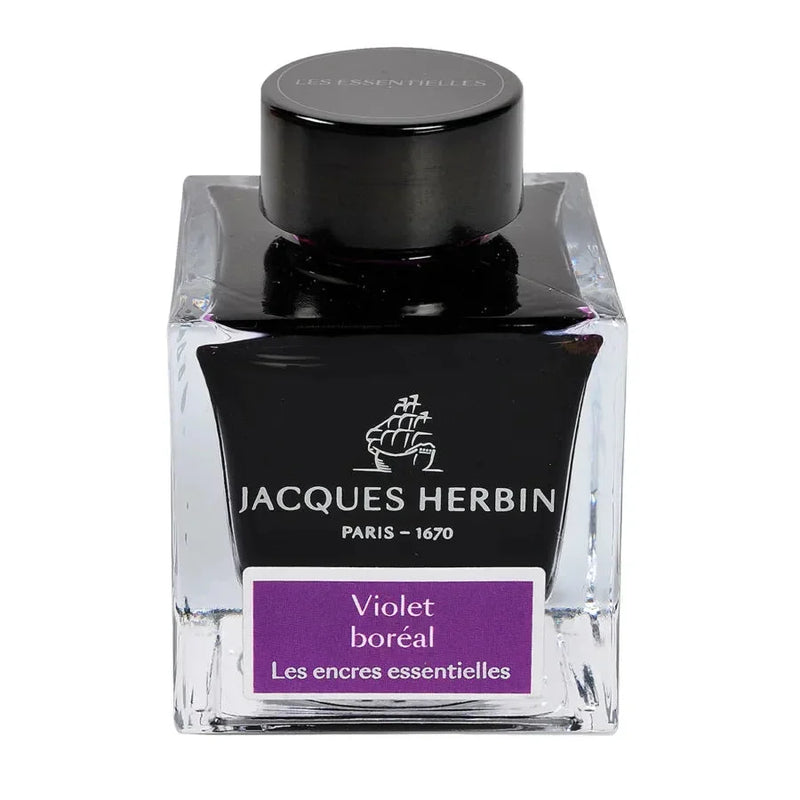 Jacques Herbin Essential Violet writing ink – 50 mL bottle
