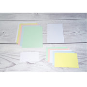 100 White Bristol Cards grid 5/5 (4X6in)