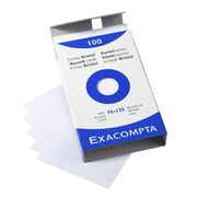 100 White Bristol Cards Blank (3X5in)