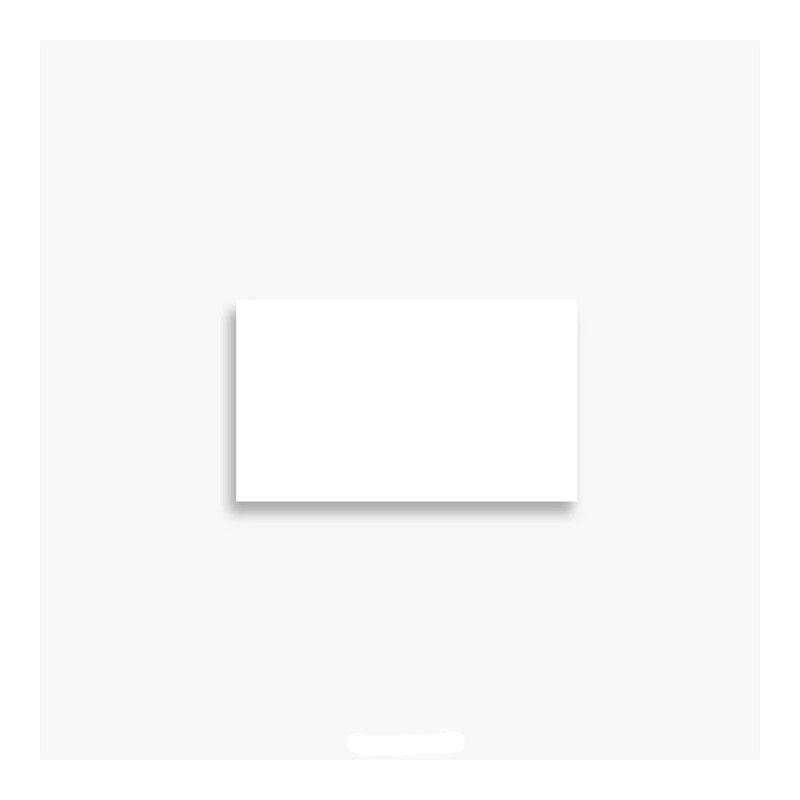 100 White Bristol Cards Blank (3X5in)