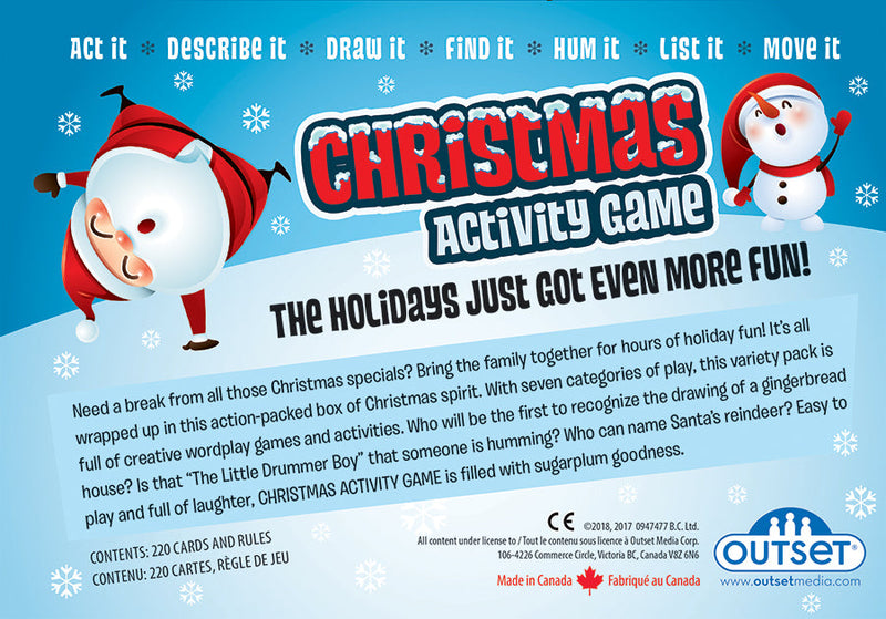 Outset Media - Christmas Activity Game
