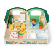Melissa & Doug - Cheery Lane House Play Set - open modular dollhouse