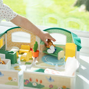 Melissa & Doug - Cheery Lane House Play Set - in use during play