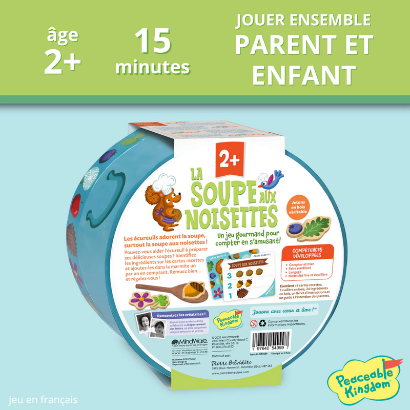 LA SOUPE AUX NOISETTES