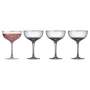 Lyngby Glas – Palermo Gold Cocktail Glasses (4-Pack) – 315 mL – four-piece set