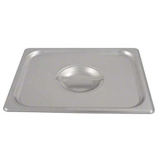 Browne - Steam Pan Cover - Half Long - 20.8x6.4" / 53x16.2 cm - 18 / 8 Stainless Steel - NSF