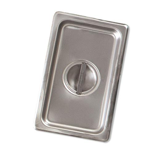Browne - Steam Table Pan Cover - Solid - Full Size - 21x12.9" / 53.3x32.8 cm - 18 / 8 Stainless Steel