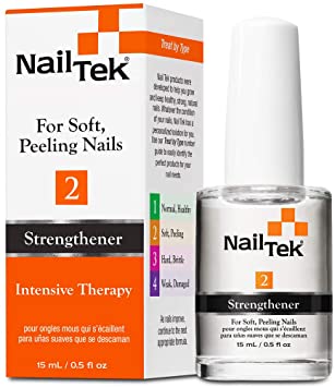 NailTek - Intensive Therapy 2 Nail Strengthener | 0.5 fl oz / 15 mL